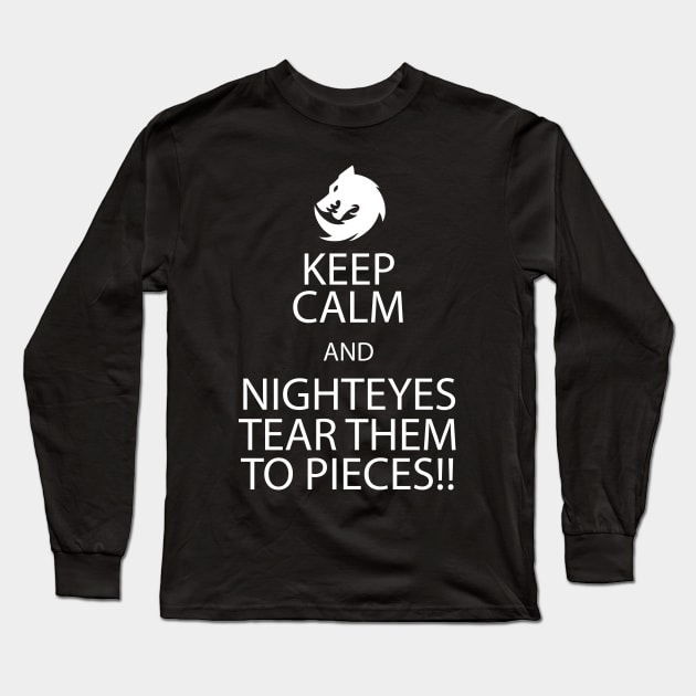 Nighteyes tear them to pieces!! Long Sleeve T-Shirt by Yellowkoong